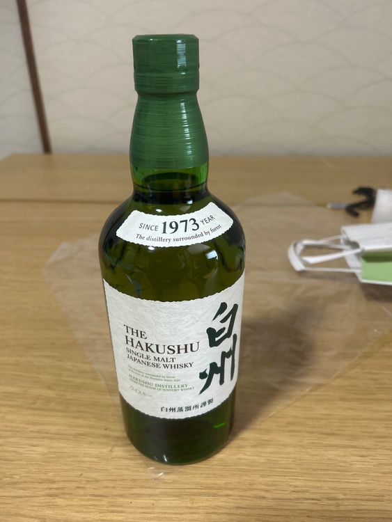 白州（お酒）の商品画像 - 査定依頼日：2026年3月11日 - 最高査定価格：100,000円