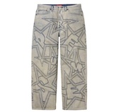 supreme Stars Topstitch Baggy Jean 34