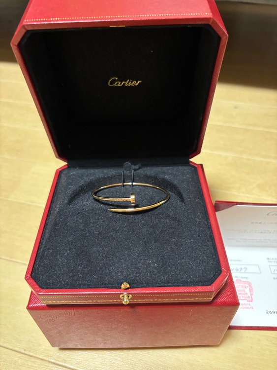 ジュスト アン クル ブレスレット、スモールモデル  ピンクゴールド（金・貴金属）の商品画像 - 査定依頼日：2025年7月30日 - 最高査定価格：400,000円