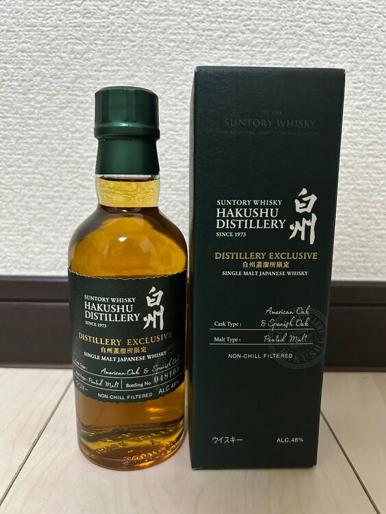 サントリー白州 白州蒸溜所限定 180ml（お酒）の商品画像 - 査定依頼日：2025年4月15日 - 最高査定価格：23,500円