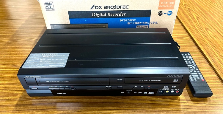 DX BROADTEC DVD/VHSレコーダー DXR170V（オーディオ・スピーカー）の商品画像 - 査定依頼日：2026年1月12日 - 最高査定価格：4,000円