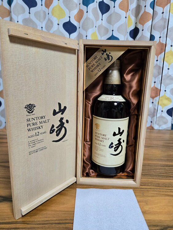 SYAN　サントリー 山崎12年 ピュアモルト 旧ボトル（お酒）の商品画像 - 査定依頼日：2026年8月13日 - 最高査定価格：50,000円
