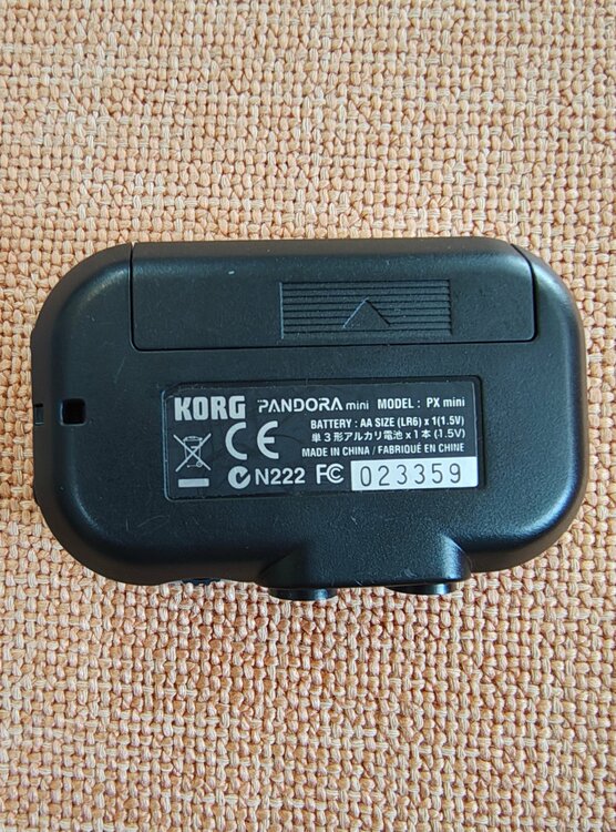 KORG PAMDORA PXmini中古（ピアノ・楽器・PA機材）の商品画像 - 査定依頼日：2026年5月11日 - 最高査定価格：8,000円