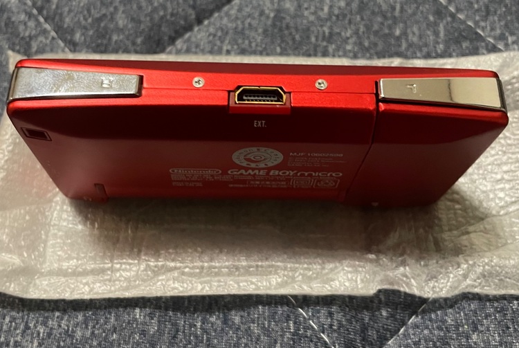 ゲームボーイミクロ　ポケモンバージョン（ゲーム機本体・ゲームソフト）の商品画像 - 査定依頼日：2025年6月26日 - 最高査定価格：160,000円