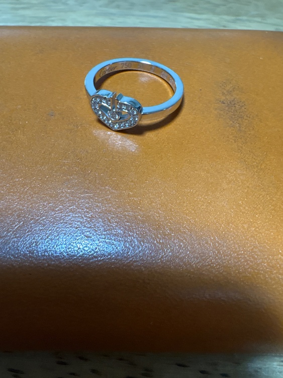 Cartier 指輪 ハート 750 51 k18wg（金・貴金属）の商品画像 - 査定依頼日：2026年5月31日 - 最高査定価格：160,000円