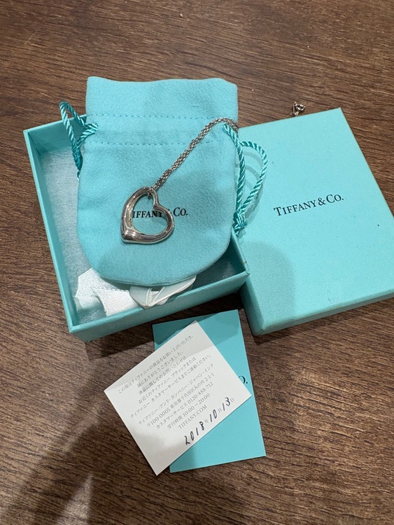 ティファニーオーブンハート（大）（金・貴金属）の商品画像 - 査定依頼日：2025年10月5日 - 最高査定価格：6,000円