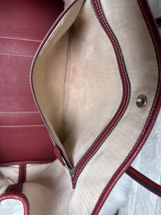 エルメス ガーデンパーティPM ネゴンダ ルージュアッシュ □O刻印（ブランドバッグ）の商品画像 - 査定依頼日：2025年10月30日