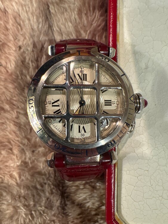 カルティエ パシャ 1690184（高級時計）の商品画像 - 査定依頼日：2025年3月19日 - 最高査定価格：650,000円