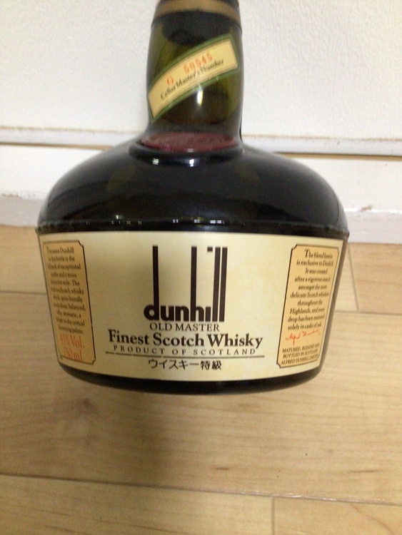 ダンヒル　スコッチ（お酒）の商品画像 - 査定依頼日：2026年7月2日 - 最高査定価格：3,500円