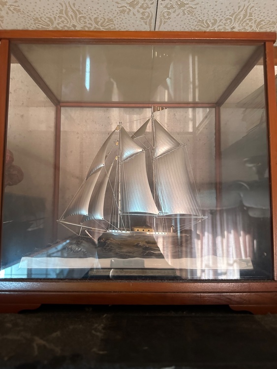 銀製 ヨット2号(2本マスト) ソリッドケース（美術品・骨董品）の商品画像 - 査定依頼日：2026年1月29日 - 最高査定価格：8,500円