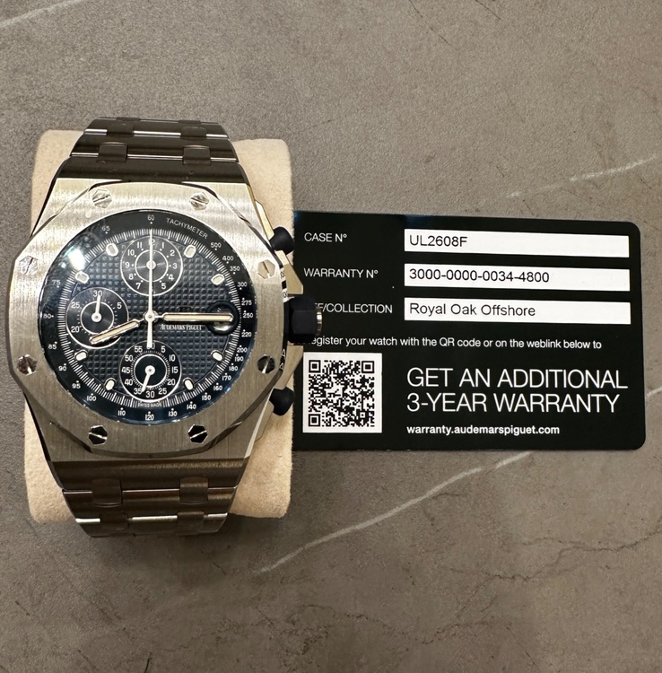 オーデマピゲ ロイヤルオークオフショア （高級時計）の商品画像 - 査定依頼日：2025年6月9日 - 最高査定価格：5,050,000円