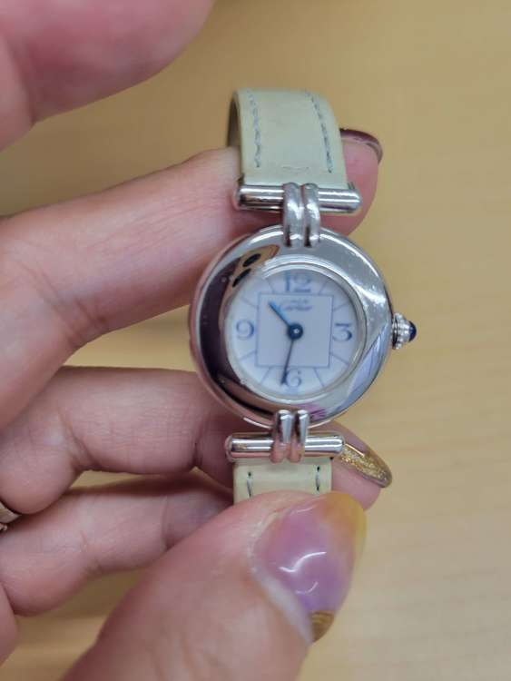 カルティエマストコリゼ　SV925文字盤　レディース（高級時計）の商品画像 - 査定依頼日：2023年10月5日 - 最高査定価格：120,000円