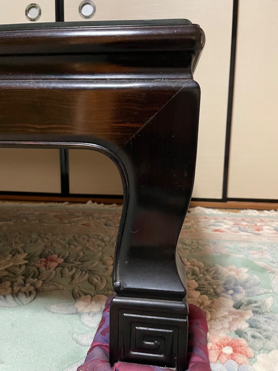 黒檀　机（美術品・骨董品）の商品画像 - 査定依頼日：2025年12月19日 - 最高査定価格：500円