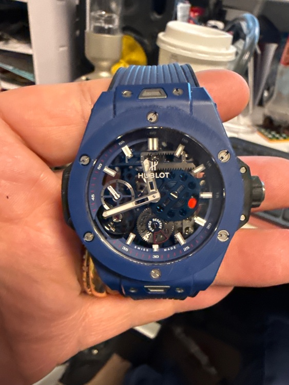 メカ-10 ブルーセラミック（高級時計）の商品画像 - 査定依頼日：2026年3月16日 - 最高査定価格：1,600,000円