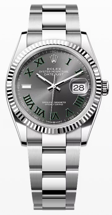  デイトジャスト36 ホワイトゴールドブルーテッドベゼル オイスターブレス （高級時計）の商品画像 - 査定依頼日：2026年2月6日 - 最高査定価格：1,820,000円