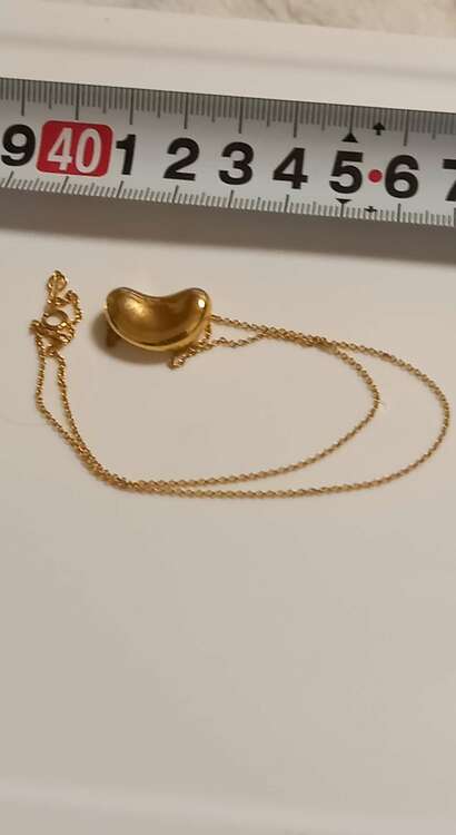 ネックレス(TIFFANYビーンデザイン　サイズ1.8センチ)（金・貴金属）の商品画像 - 査定依頼日：2024年12月30日 - 最高査定価格：72,000円