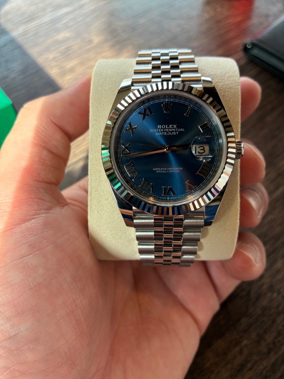 デイトジャスト　アズーロブルー（高級時計）の商品画像 - 査定依頼日：2026年4月13日 - 最高査定価格：2,480,000円