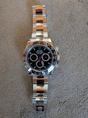 コスモグラフデイトナ黒文字盤（高級時計）の商品画像 - 査定依頼日：2026年2月1日 - 最高査定価格：5,150,000円