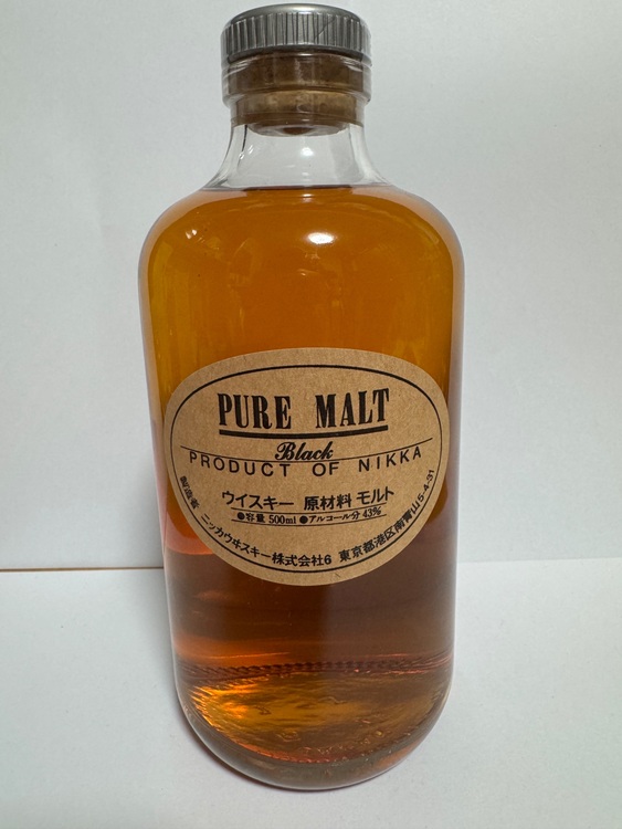 PURE MALT BLACK（お酒）の商品画像 - 査定依頼日：2025年6月22日 - 最高査定価格：2,000円