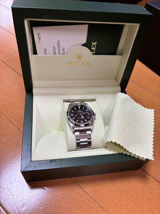 ロレックス エクスプローラー （高級時計）の商品画像 - 査定依頼日：2025年1月23日 - 最高査定価格：840,000円