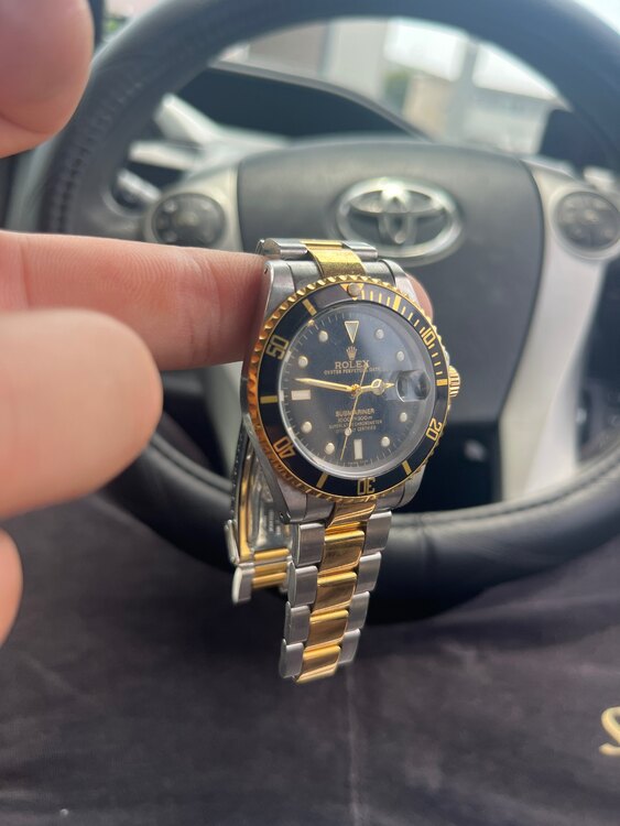 ロレックス ROLEX サブマリーナー デイト 16613 ブラック文字盤（高級時計）の商品画像 - 査定依頼日：2025年6月2日 - 最高査定価格：1,380,000円