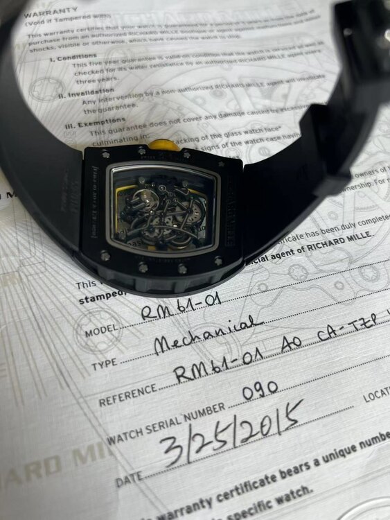 その他 リシャールミル （高級時計）の商品画像 - 査定依頼日：2024年12月30日 - 最高査定価格：1,600,000円
