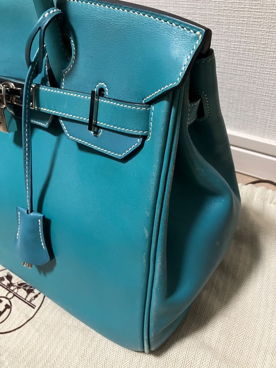 エルメス バーキン30 ブルージーン ⬜︎K刻印（ブランドバッグ）の商品画像 - 査定依頼日：2026年3月6日 - 最高査定価格：1,400,000円