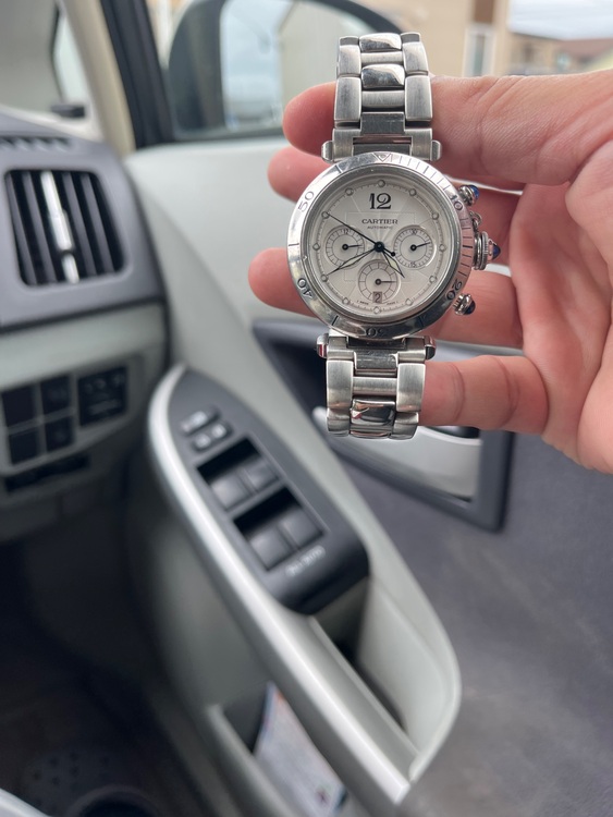 カルティエ パシャ 28552c（高級時計）の商品画像 - 査定依頼日：2025年6月30日 - 最高査定価格：400,000円