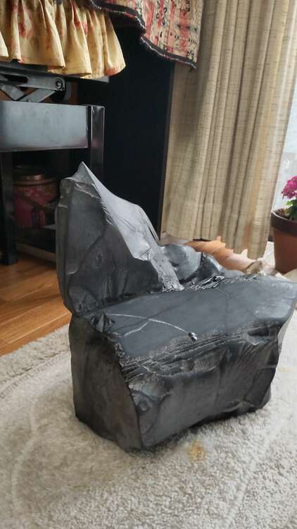 鑑賞石那智黒石？（美術品・骨董品）の商品画像 - 査定依頼日：2025年3月4日 - 最高査定価格：1,000円