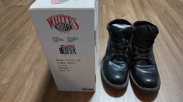 ホワイツ　セミドレス　ウォーターバッファロー　9 ブラック（古着・ファッション）の商品画像 - 査定依頼日：2025年8月12日 - 最高査定価格：17,000円