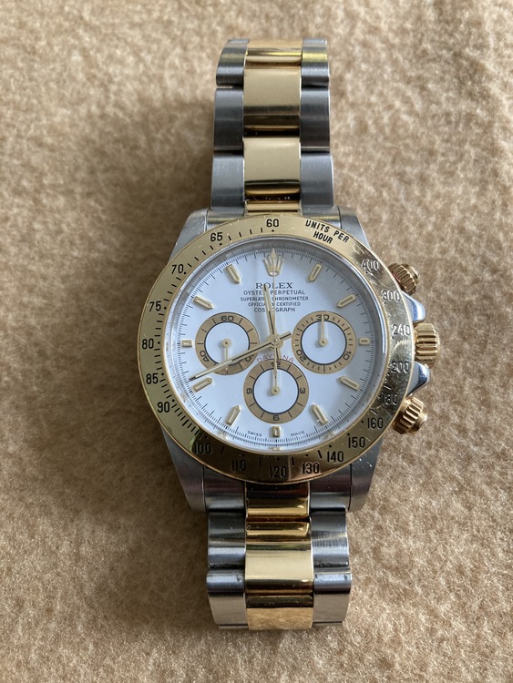 デイトナコンビYG（高級時計）の商品画像 - 査定依頼日：2021年5月6日 - 最高査定価格：1,550,000円
