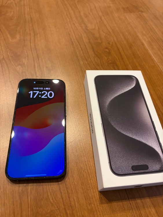 iPhone15Pro ブラック　128GB（スマホ）の商品画像 - 査定依頼日：2025年10月18日 - 最高査定価格：96,000円
