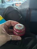 Vintage Small Enamel porcelain Floral Pill Box - Orchid（美術品・骨董品）の商品画像 - 査定依頼日：2026年9月4日 - 最高査定価格：3,000円