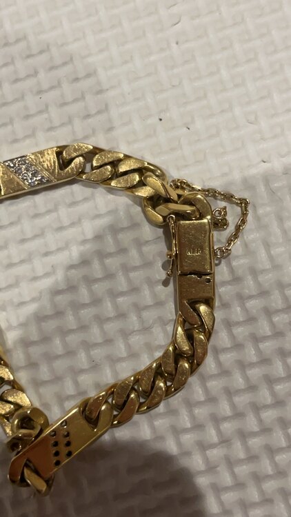 喜平ブレスレット（金・貴金属）の商品画像 - 査定依頼日：2025年1月18日 - 最高査定価格：460,000円