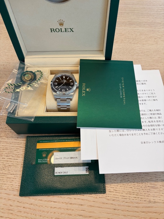 ロレックス エクスプローラー 21427（高級時計）の商品画像 - 査定依頼日：2026年2月26日 - 最高査定価格：1,300,000円