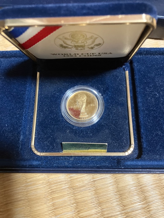 ワールドカップアメリカ大会記念5ドル金貨（金・貴金属）の商品画像 - 査定依頼日：2026年5月23日 - 最高査定価格：173,210円