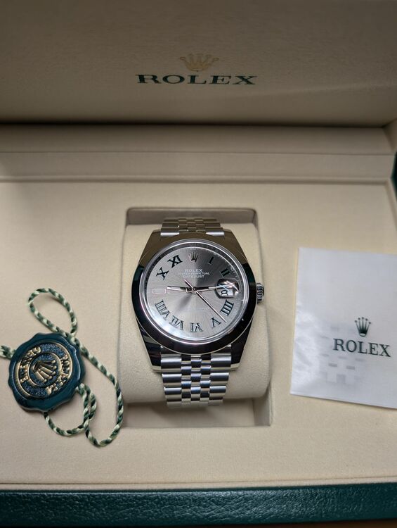 デイトジャスト41ジュビリーブレススレートローマン（高級時計）の商品画像 - 査定依頼日：2025年11月8日 - 最高査定価格：1,730,000円