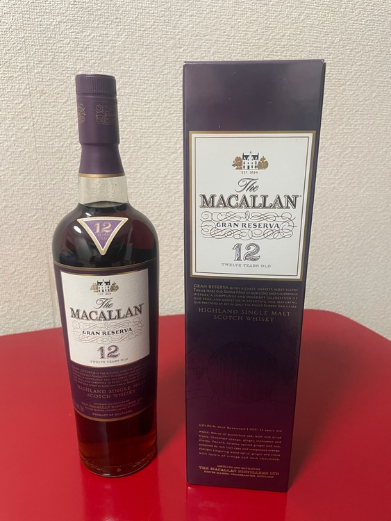 マッカラン12年　グランレゼルバ（お酒）の商品画像 - 査定依頼日：2025年7月15日 - 最高査定価格：81,000円
