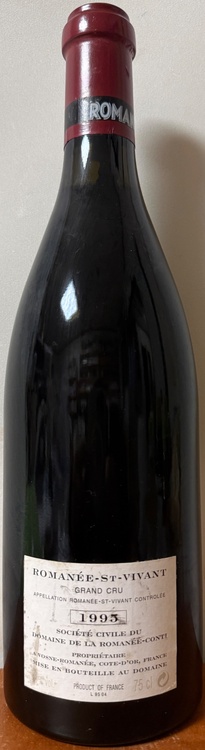 DRC ロマネサンヴィヴァン　1995（お酒）の商品画像 - 査定依頼日：2026年2月13日 - 最高査定価格：300,000円