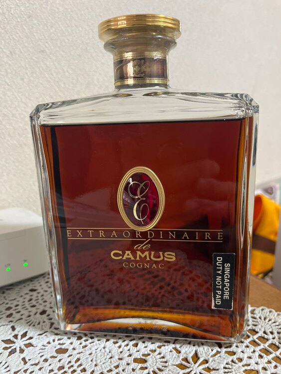 ブランデー カミュ （お酒）の商品画像 - 査定依頼日：2025年5月21日 - 最高査定価格：5,000円