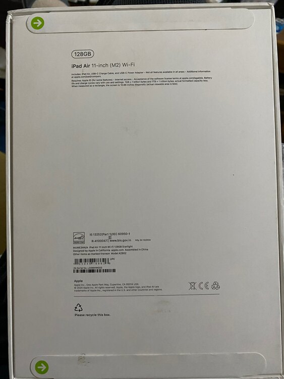 iPad air 11inch M2 wifi（PC・タブレット）の商品画像 - 査定依頼日：2025年5月18日 - 最高査定価格：63,000円
