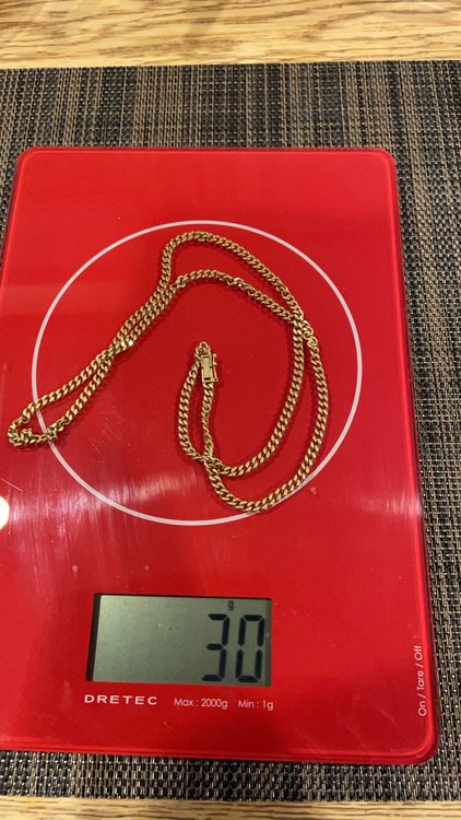 18金ネックレス（金・貴金属）の商品画像 - 査定依頼日：2023年10月4日 - 最高査定価格：216,000円