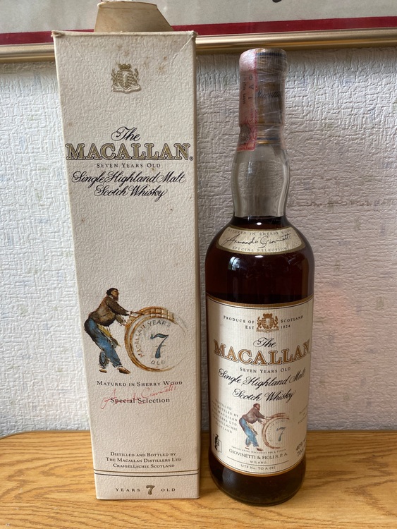 マッカラン7年　ジオベネッティ（お酒）の商品画像 - 査定依頼日：2025年8月2日 - 最高査定価格：60,000円