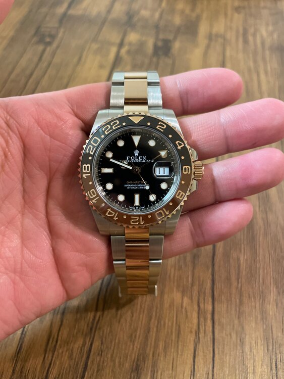 GMTマスター2 コンビ エバーローズゴールド（高級時計）の商品画像 - 査定依頼日：2025年5月23日 - 最高査定価格：2,450,000円