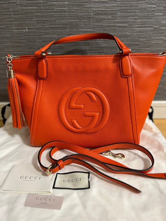 GUCCI グッチ ソーホー インターロッキングG ハンドバッグ ショルダーバッ（ブランドバッグ）の商品画像 - 査定依頼日：2025年3月2日 - 最高査定価格：60,000円