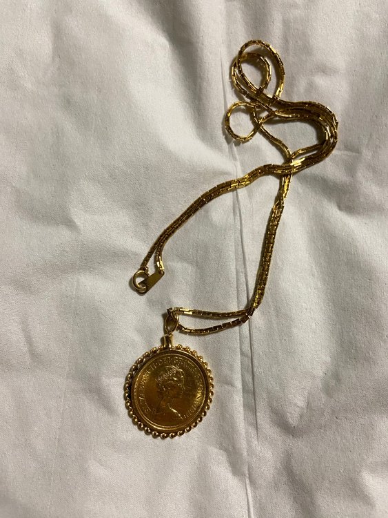 コインペンダント、チェーン（金・貴金属）の商品画像 - 査定依頼日：2023年3月22日 - 最高査定価格：170,000円