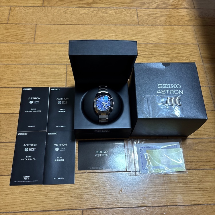SEIKO ASTRON 腕時計 ソーラー 5X53-0AJ0 GPS（高級時計）の商品画像 - 査定依頼日：2025年9月26日 - 最高査定価格：25,000円