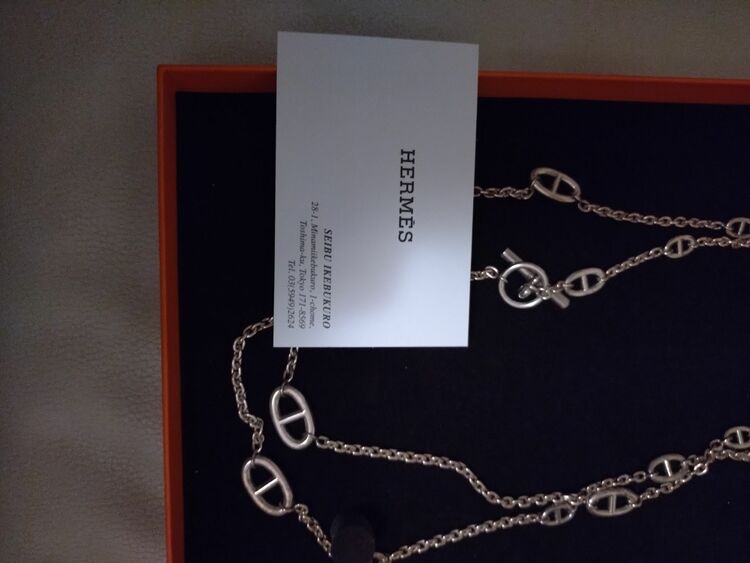 エルメス シェーヌダンクル ファランドール  ネックレス 120cm（金・貴金属）の商品画像 - 査定依頼日：2025年9月17日 - 最高査定価格：210,000円