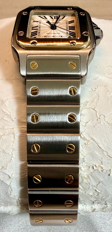 Cartier カルティエ サントス ガルベ 自動巻き Ref.2423（高級時計）の商品画像 - 査定依頼日：2026年9月17日 - 最高査定価格：580,000円