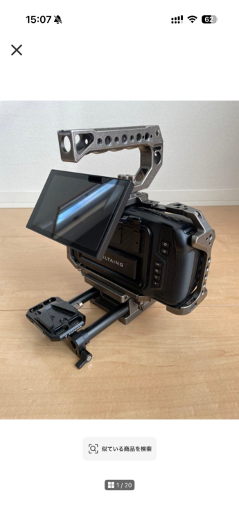 black Maigic polket cinema camera 4k（カメラ）の商品画像 - 査定依頼日：2026年6月21日 - 最高査定価格：40,000円